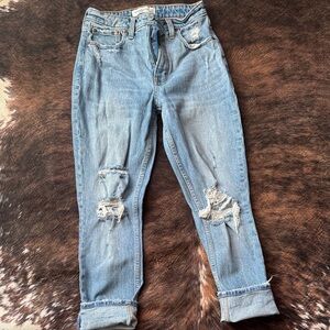 Abercrombie & Fitch Light Blue Boyfriend Jeans